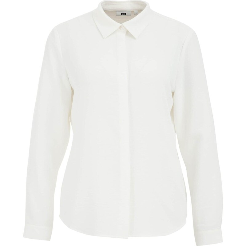 WE Fashion Blúzka slonová kosť / šedobiela 62661007