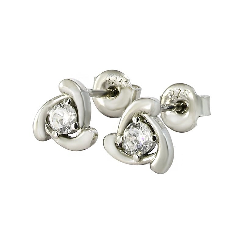 Strieborné náušnice Glare 800 63692482