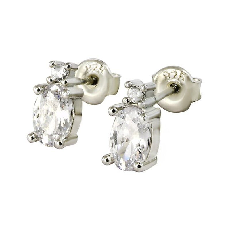 Strieborné náušnice Glare 802 63692485