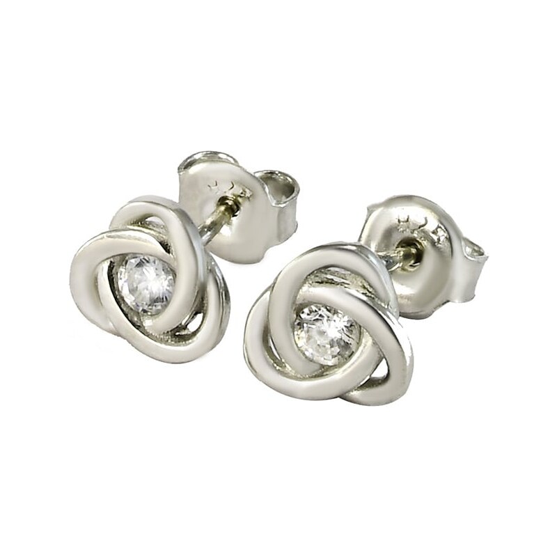 Strieborné náušnice Glare 803 63692486