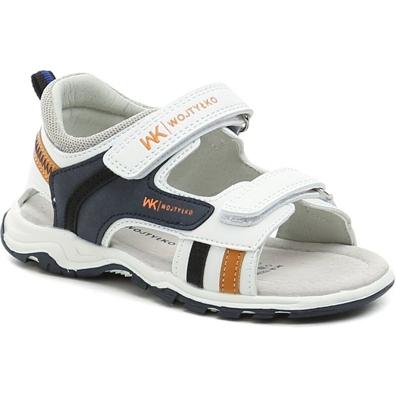 Wojtylko 1S25398B bielo modré detské sandále 63692694