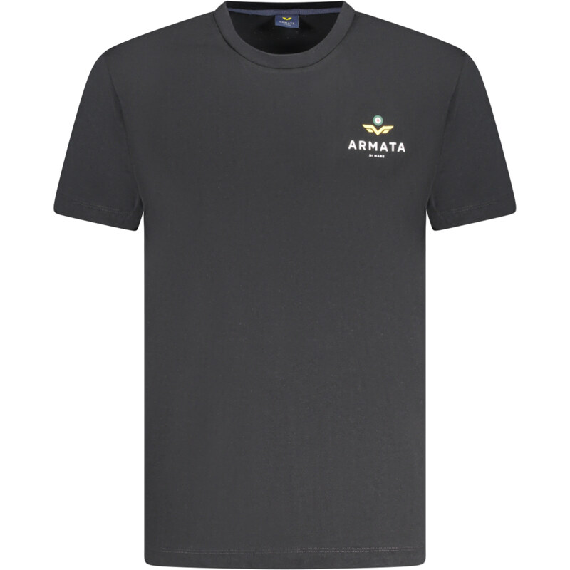 Čierne tričko ARMATA DI MARE s krátkym rukávom 64709879