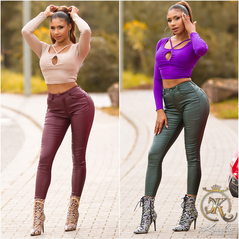 In-style Fashion Sexi kožené nohavice 2348 - Koucla 62318300