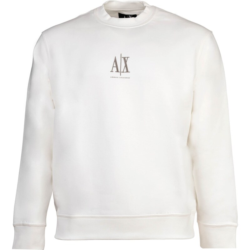 ARMANI EXCHANGE Mikina tmavošedá / biela 67334853