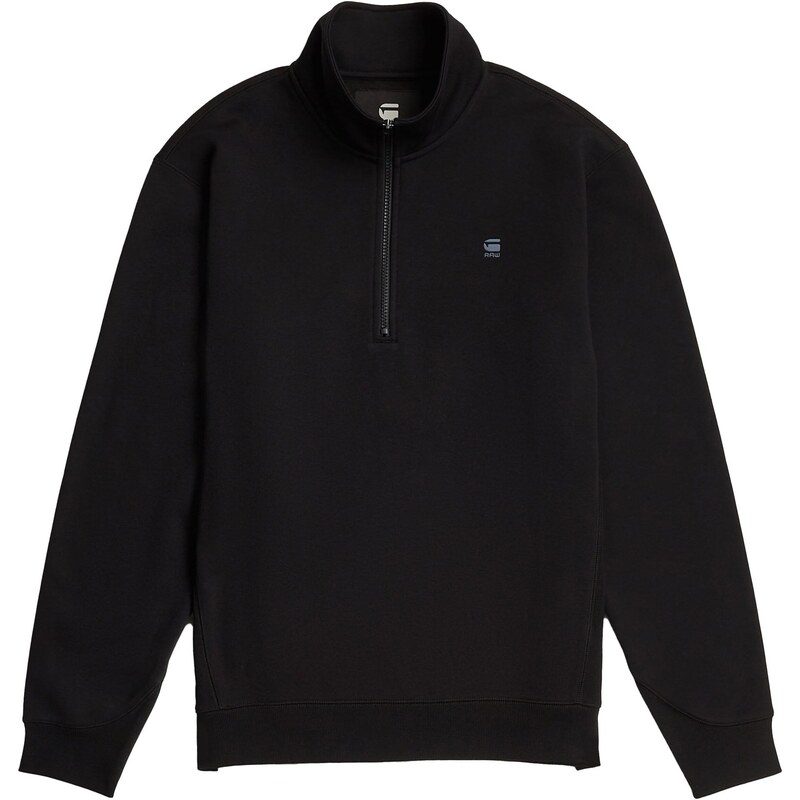G-STAR Mikina Premium Core Half Zip Sweater opálová / čierna 65843459