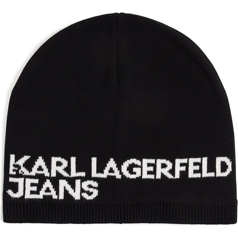 KARL LAGERFELD JEANS Čiapky čierna / biela 63694490