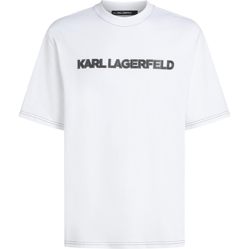 Karl Lagerfeld Tričko čierna / biela 63694481