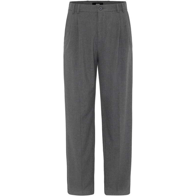 Antioch Plisované nohavice sivá melírovaná 65652742