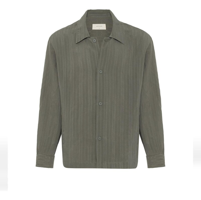 Antioch Košeľa kaki / tmavozelená 65652734