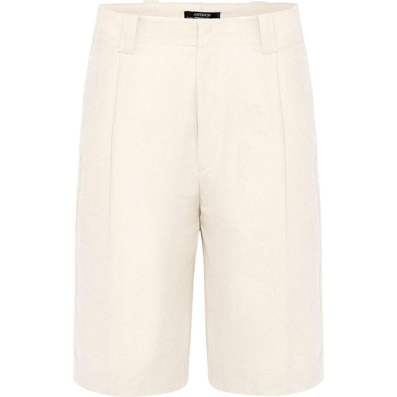 Antioch Plisované nohavice kamenná 65652795