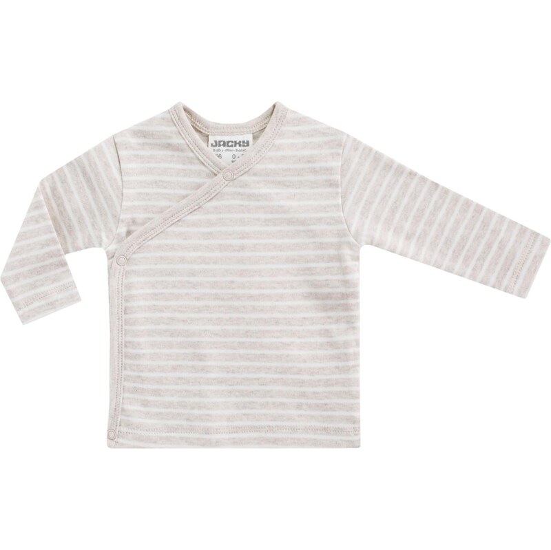 JACKY Tričko BABY ON TOUR béžová melírovaná / biela 66297918