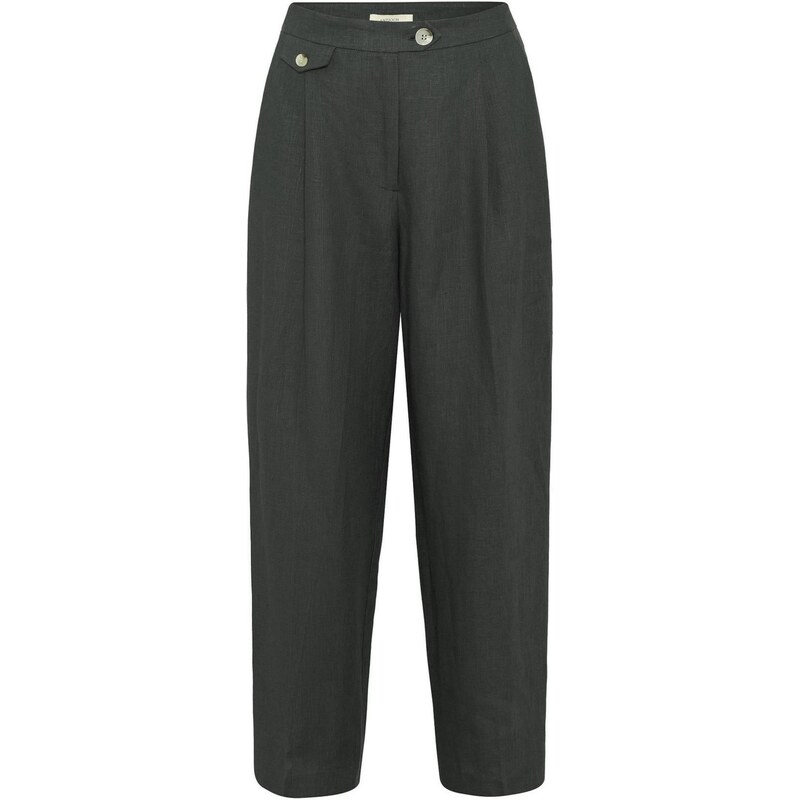 Antioch Plisované nohavice kaki 65678109