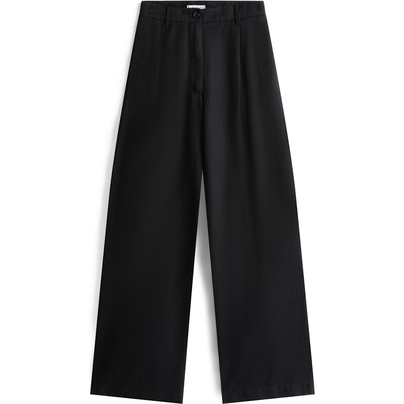 TOMMY HILFIGER Plisované nohavice čierna 64152001