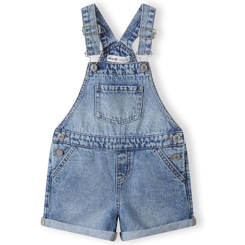 MINOTI Nohavice na traky modrá denim 63695227