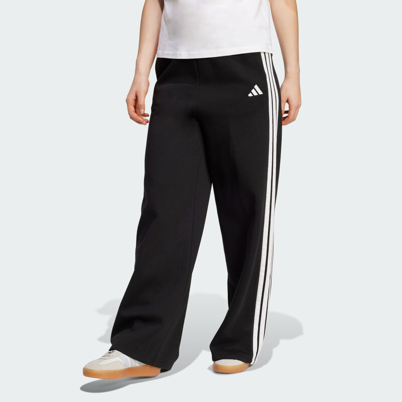 Nohavice adidas 3-Stripes Fleece Wide Pant 63695591