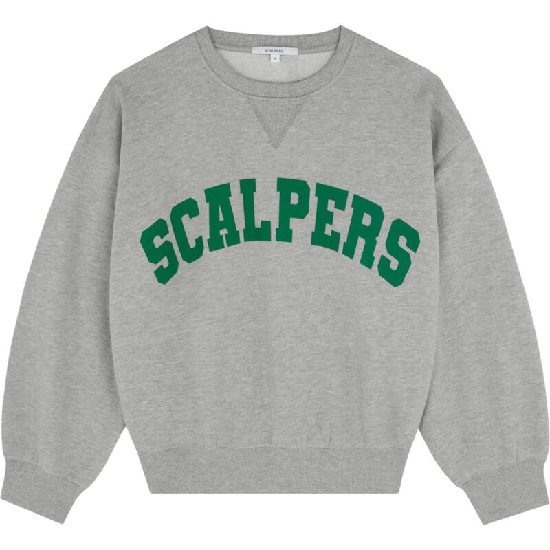 Scalpers Mikina sivá / sivá melírovaná 65650529