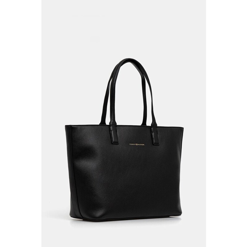 Kabelka Tommy Hilfiger čierna farba, AW0AW17449