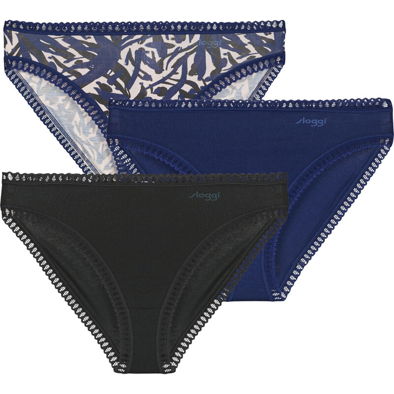 Sloggi Klasické nohavičky GO Crush High leg PACK DE 3 Sloggi 63701660