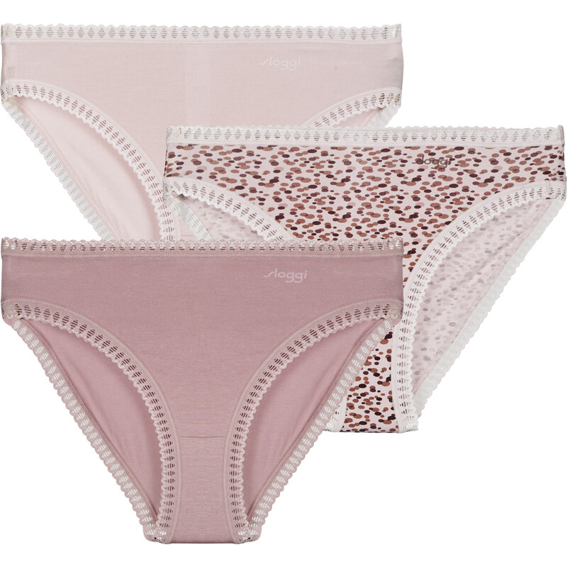 Sloggi Klasické nohavičky GO Crush High leg PACK DE 3 Sloggi 63701661