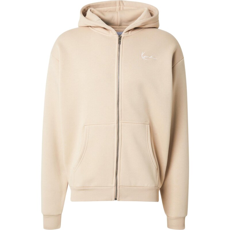 Karl Kani Tepláková bunda béžová / biela 54251905