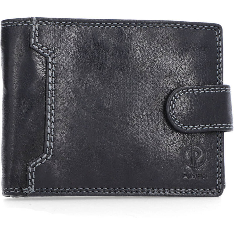 Pánska kožená peňaženka Poyem čierna 5209 Poyem C 17715249