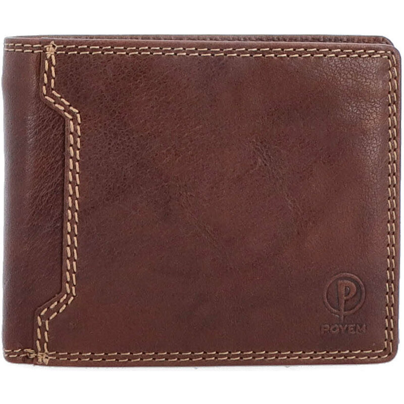 Pánska kožená peňaženka Poyem hnedá 5206 Poyem H 17715254