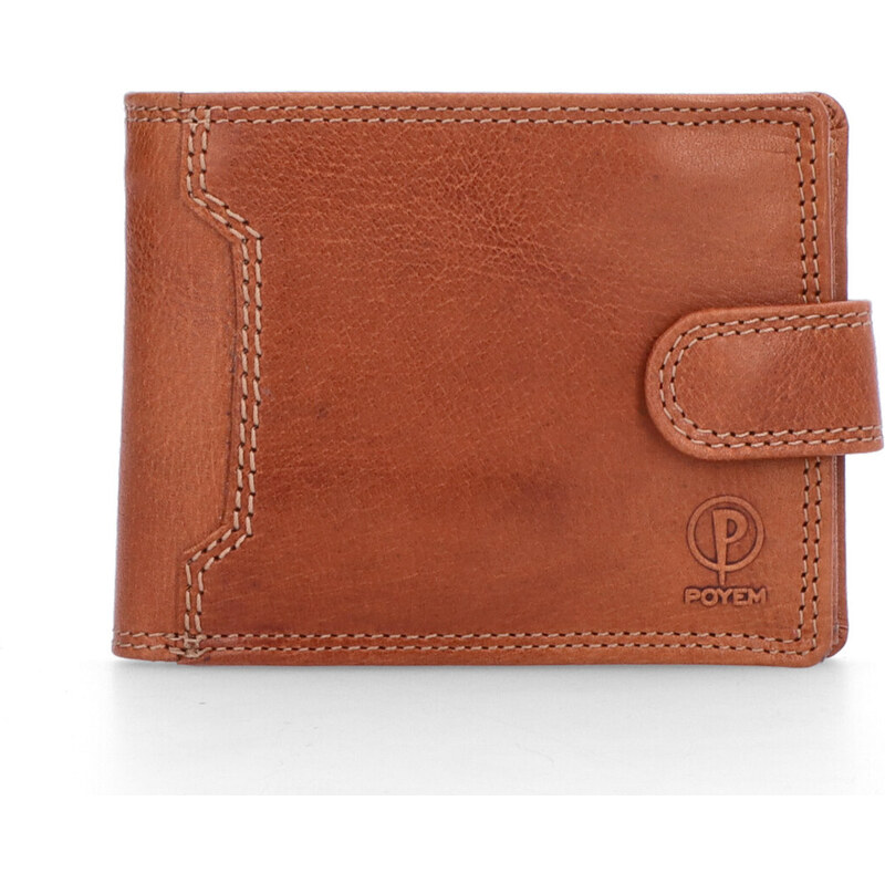 Pánska kožená peňaženka Poyem koňaková 5209 Poyem KO 17715480
