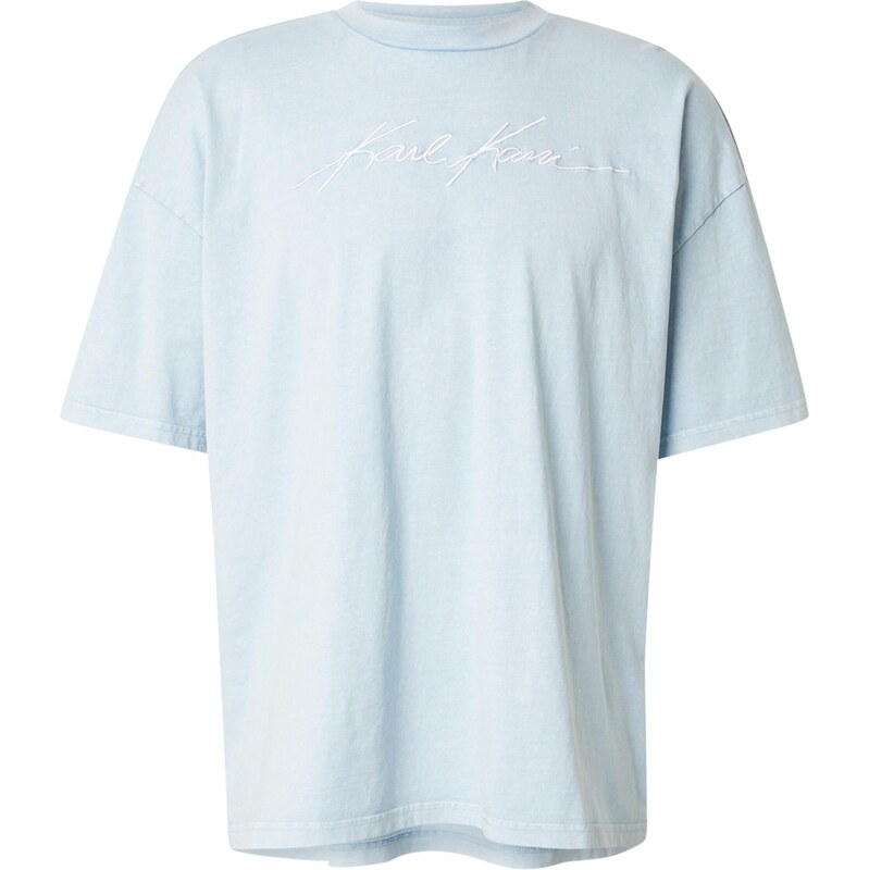 Karl Kani Tričko svetlomodrá / biela 63702002