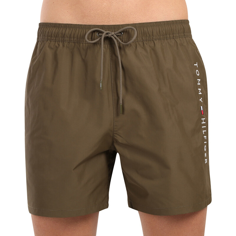 E-shop Pánske plavky Tommy Hilfiger zelené (UM0UM03258 RBN)