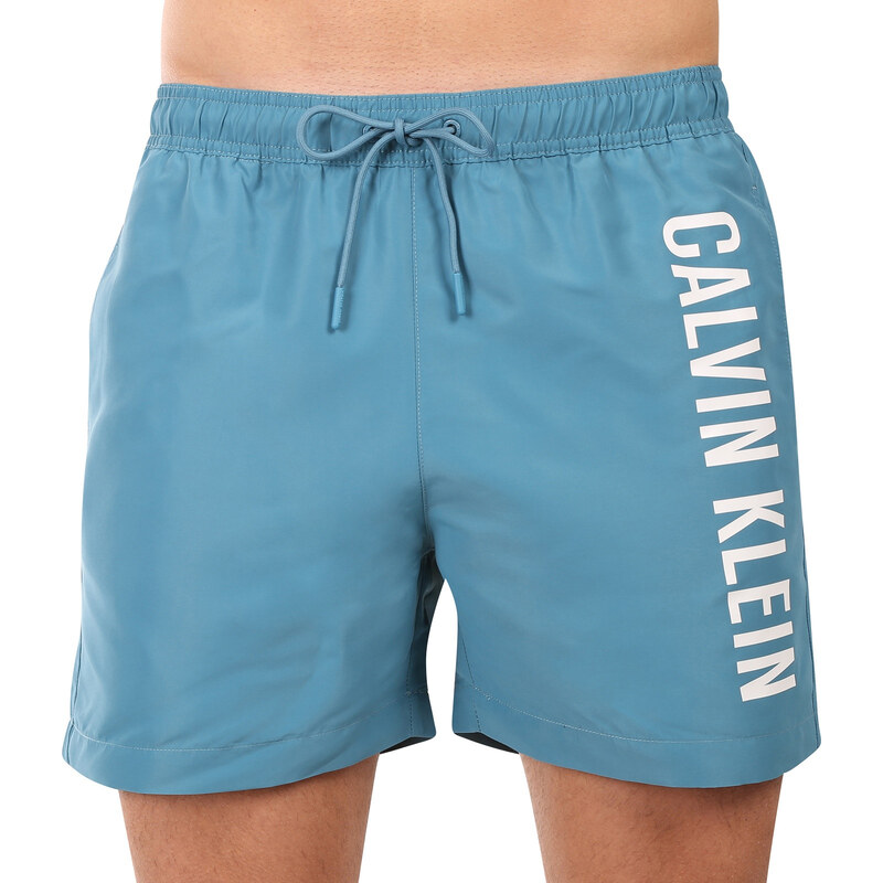 E-shop Pánske plavky Calvin Klein modré (KM0KM01092-CJ6)