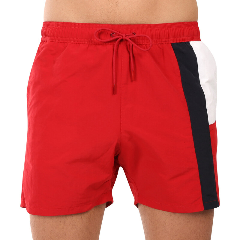E-shop Pánske plavky Tommy Hilfiger červené (UM0UM03483 XLD)