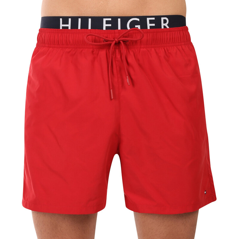 E-shop Pánske plavky Tommy Hilfiger červené (UM0UM03489 XLD)