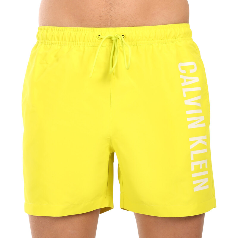 E-shop Pánske plavky Calvin Klein žlté (KM0KM01092-LRF)