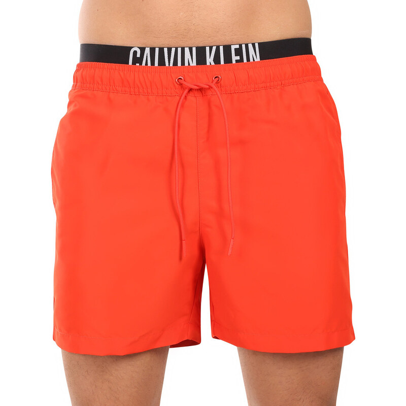E-shop Pánske plavky Calvin Klein červené (KM0KM01093-XM8)