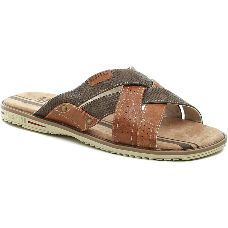 Mustang 4152-706-307 hnedé pánske nadmerné nazúvaky 63703694