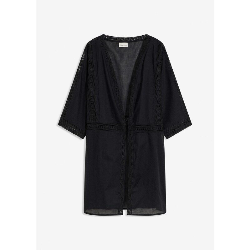 bonprix Plážové kimono, farba čierna 63704008