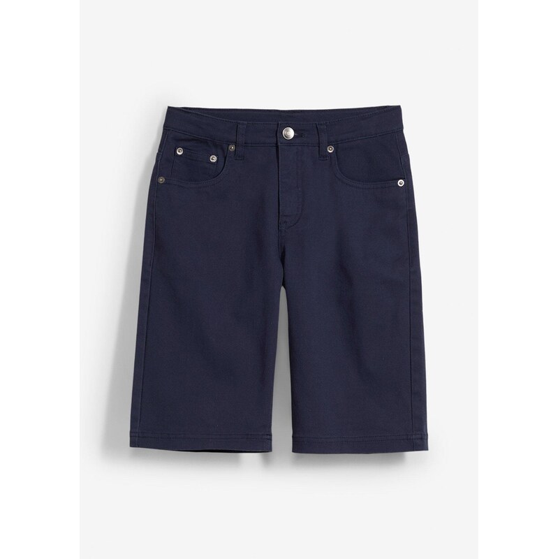 bonprix Strečové bermudy Regular Fit, farba modrá 63704132