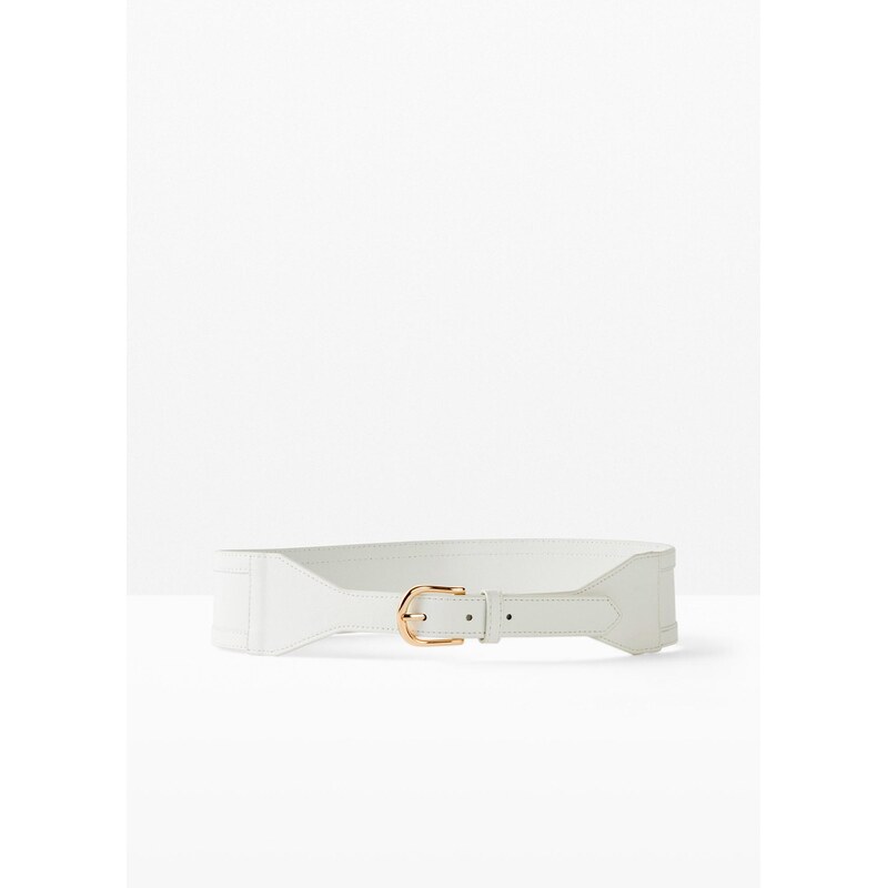 bonprix Strečový opasok, farba biela 63704298