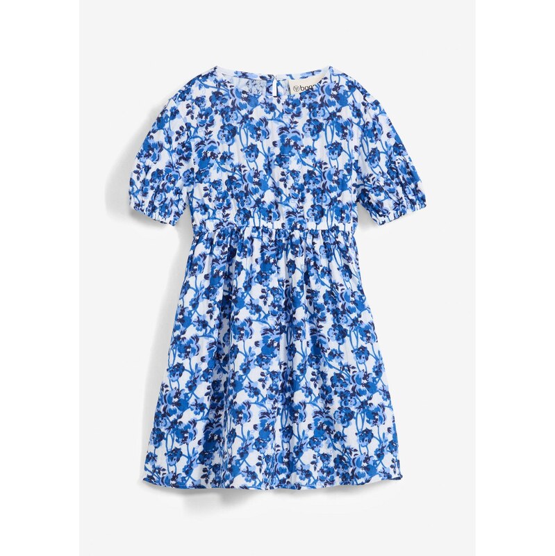 bonprix Šaty z mäkkého mušelínu, farba biela 63704331