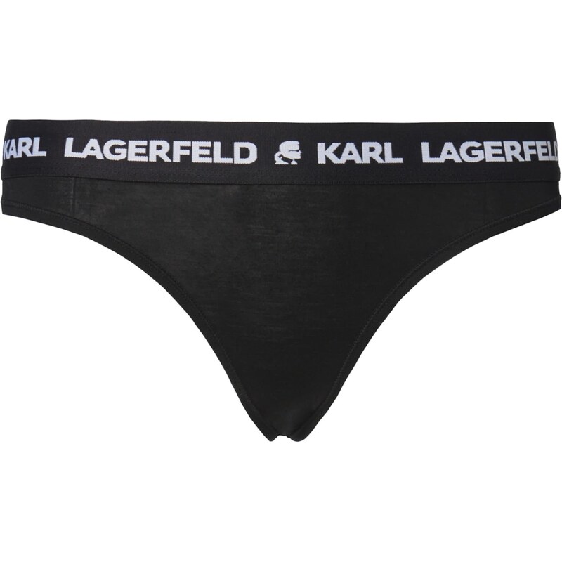 Karl Lagerfeld Tangá čierna / biela 63705739