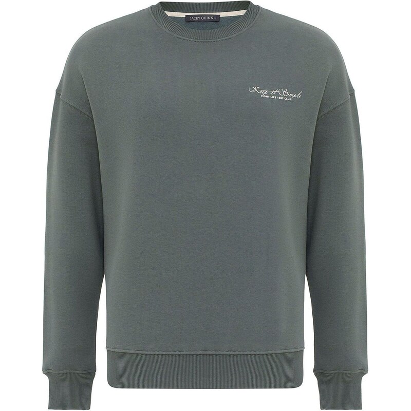 Jacey Quinn Mikina kaki / biela 65676809