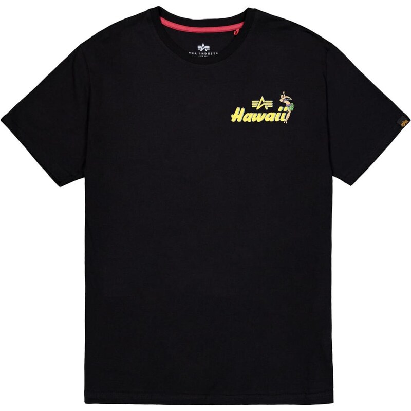 ALPHA INDUSTRIES Tričko Pearl Harbor žltá / oranžová / jasne červená / 63706039