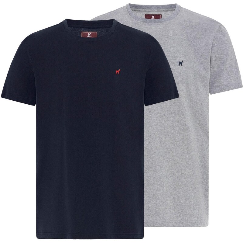 Williot Tričko námornícka modrá / svetlosivá 65652894