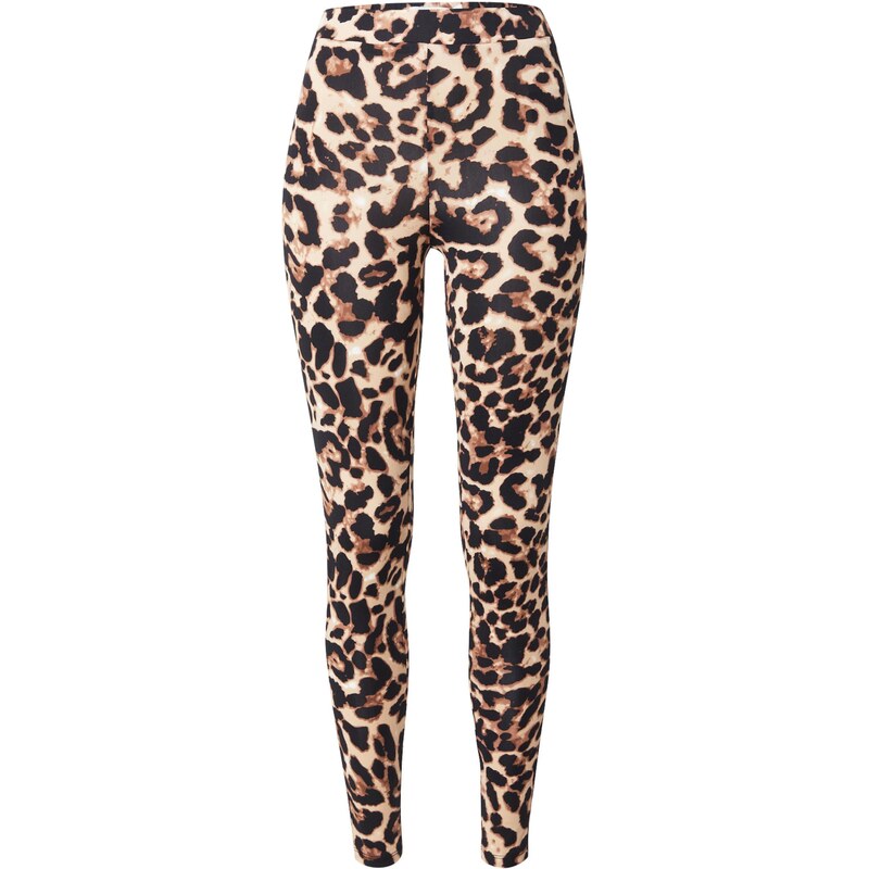 VILA Legíny VILEOA krémová / farba ťavej srsti / čierna 63706157