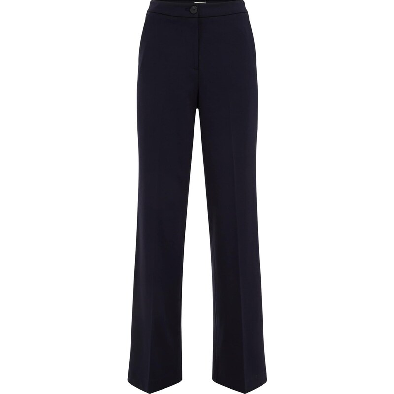 WE Fashion Nohavice s pukmi námornícka modrá 54274253