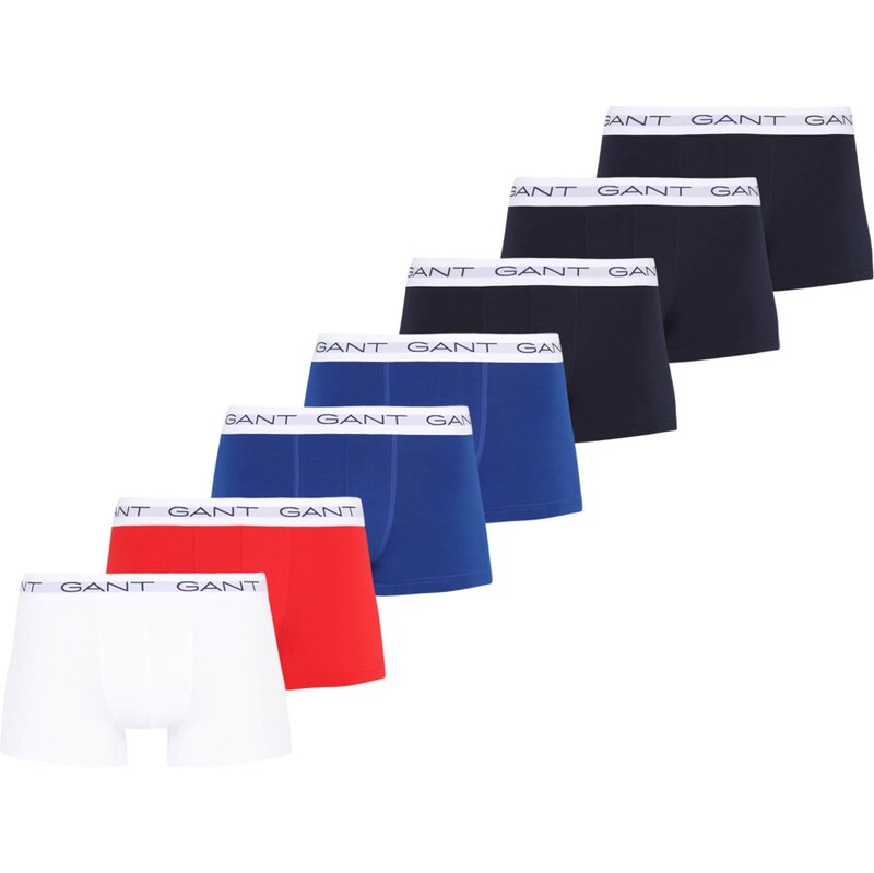 GANT Boxerky námornícka modrá / červená / čierna / biela 62864040
