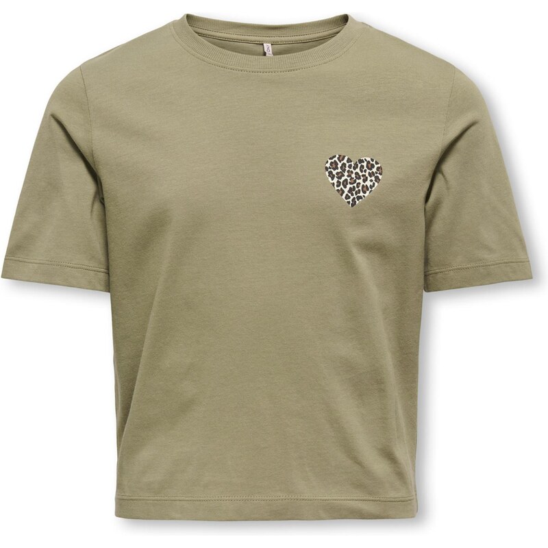 ONLY GIRLS Tričko KOGREX hnedá / olivová / čierna / biela 63724414