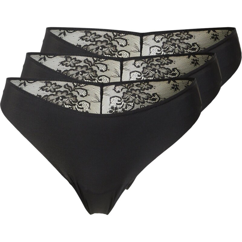 Hunkemöller Tangá čierna 65576970