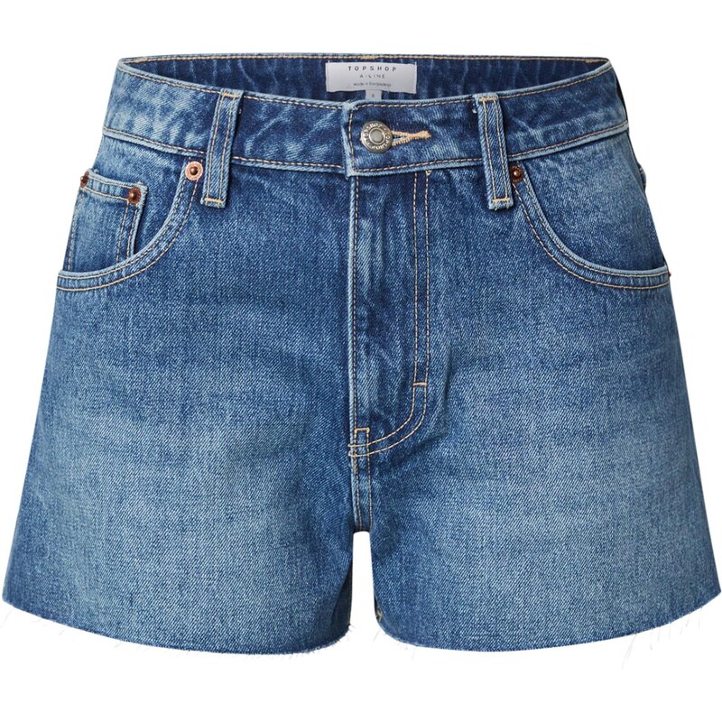 TOPSHOP Džínsy modrá denim 66056954