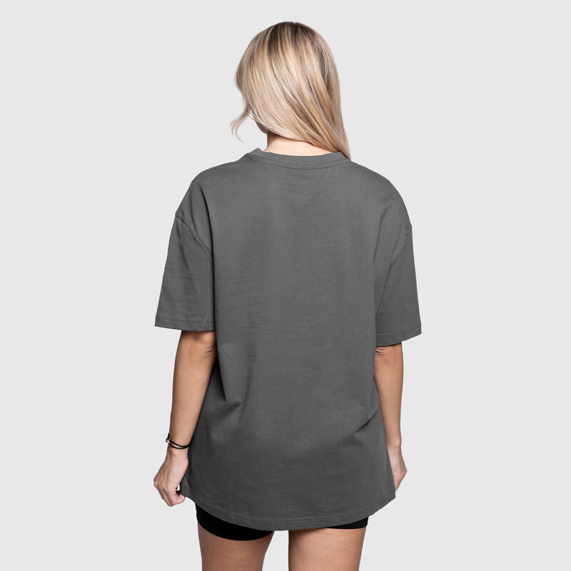 Dámske oversized tričko Iron Aesthetics Boyfriend, sivé